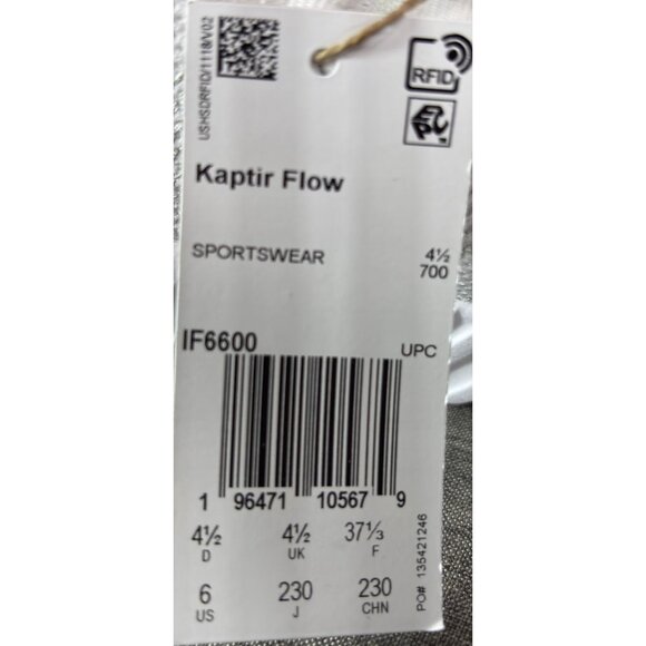 Kaptir Flow Lightweight Mesh Athletic Sneakers In All White Sportswear Design - Picture 3 of 11